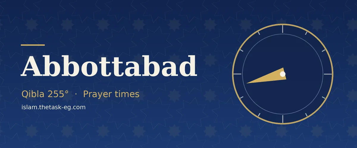Ramadan timetable for Abbottabad