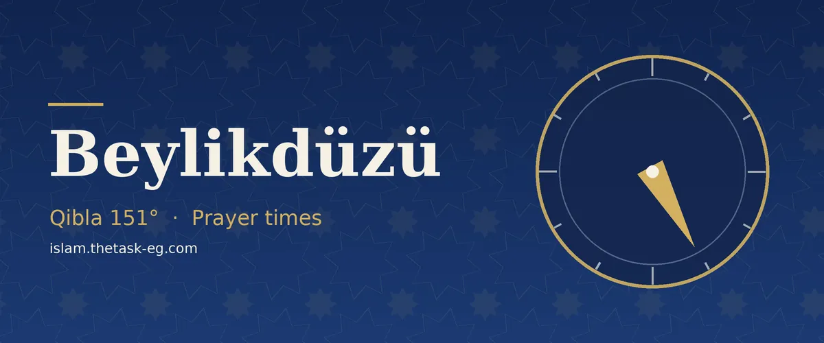 Ramadan timetable for Beylikdüzü