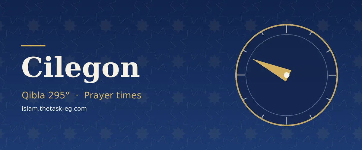 Ramadan timetable for Cilegon