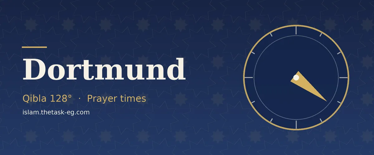 Prayer times in Dortmund
