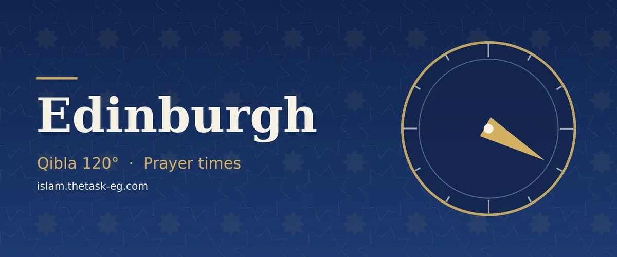 Prayer times in Edinburgh