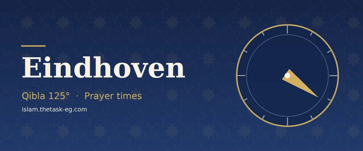 Prayer times in Eindhoven