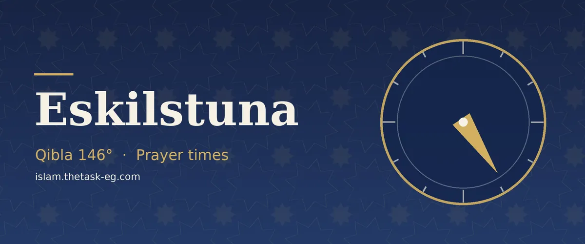 Prayer times in Eskilstuna