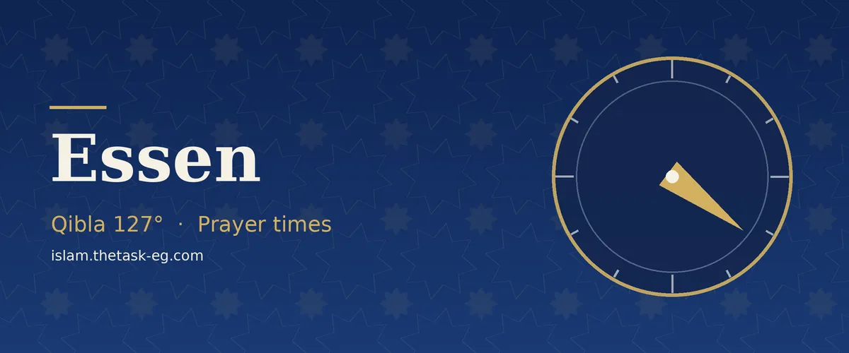 Prayer times in Essen