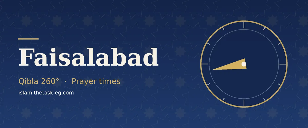 Ramadan timetable for Faisalabad