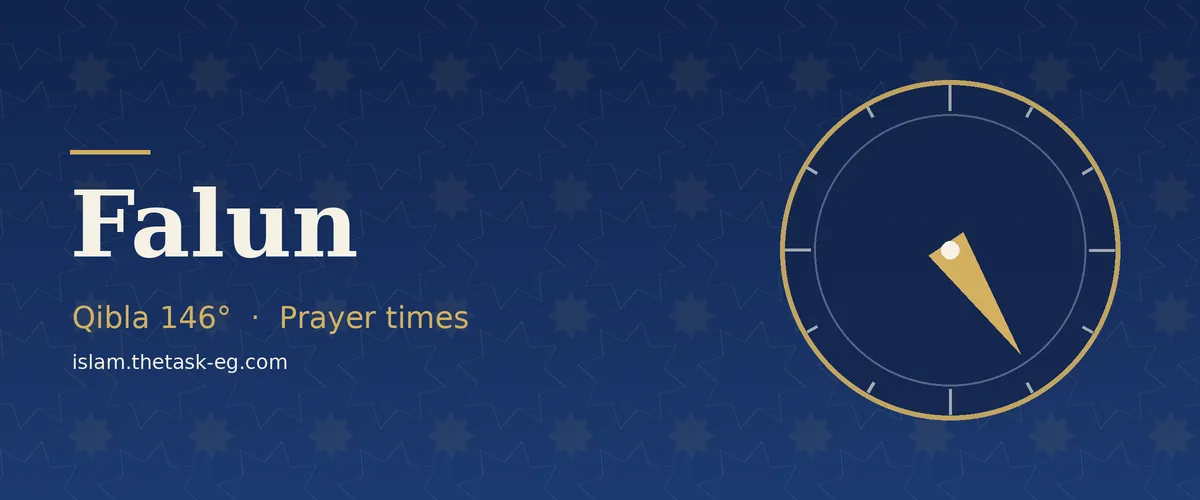 Prayer times in Falun
