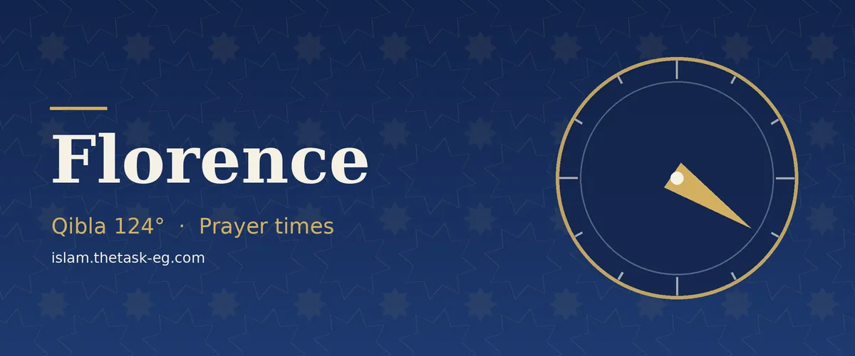 Ramadan timetable for Florence