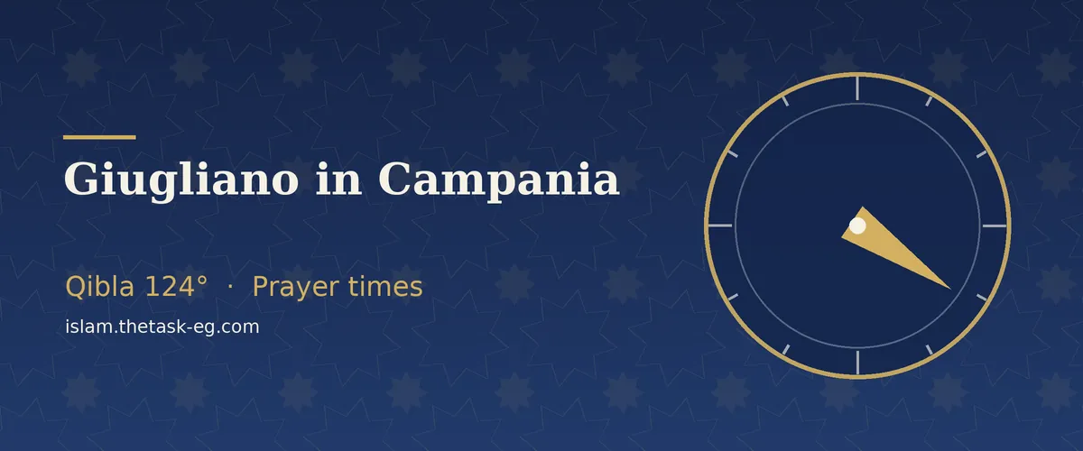 Prayer times in Giugliano in Campania