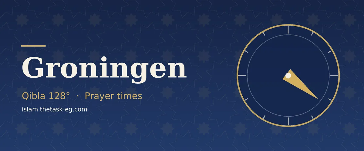Prayer times in Groningen