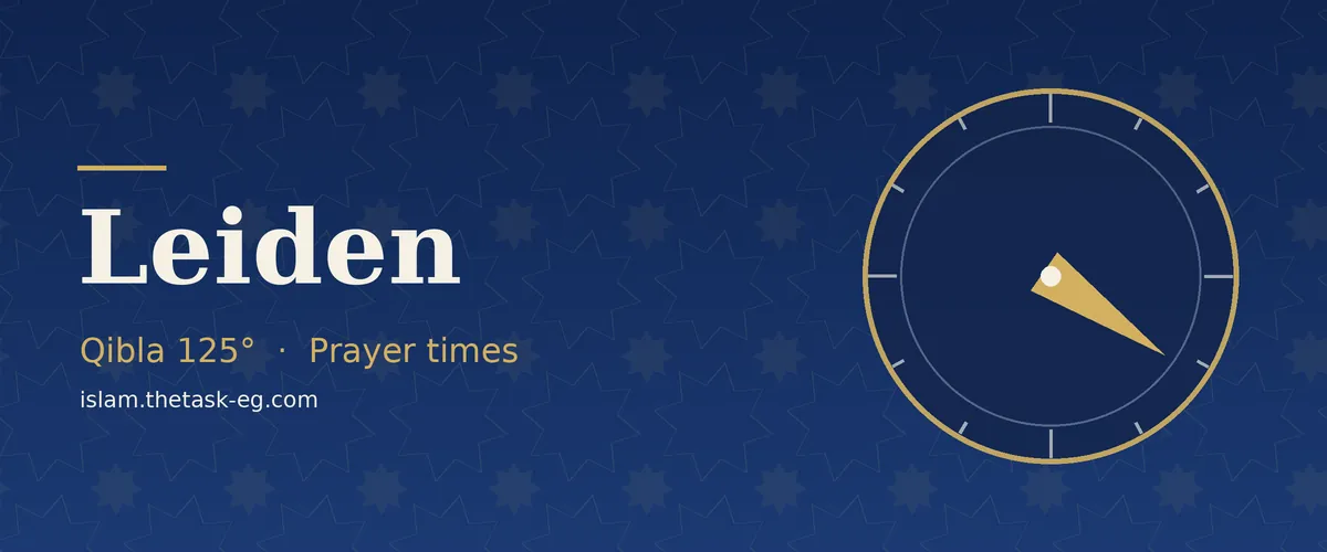 Prayer times in Leiden