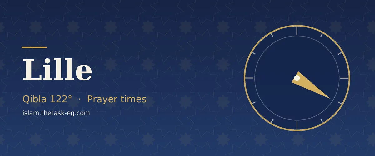 Prayer times in Lille