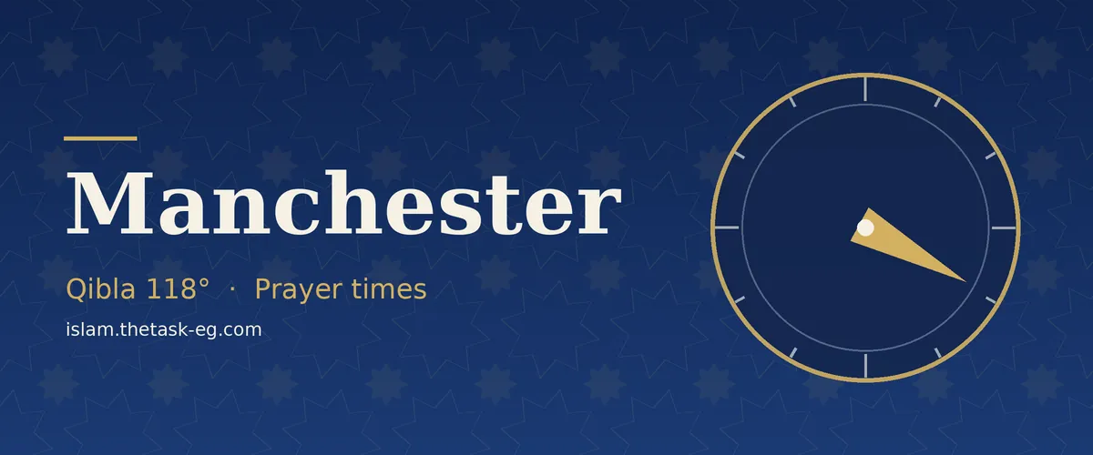 Prayer times in Manchester