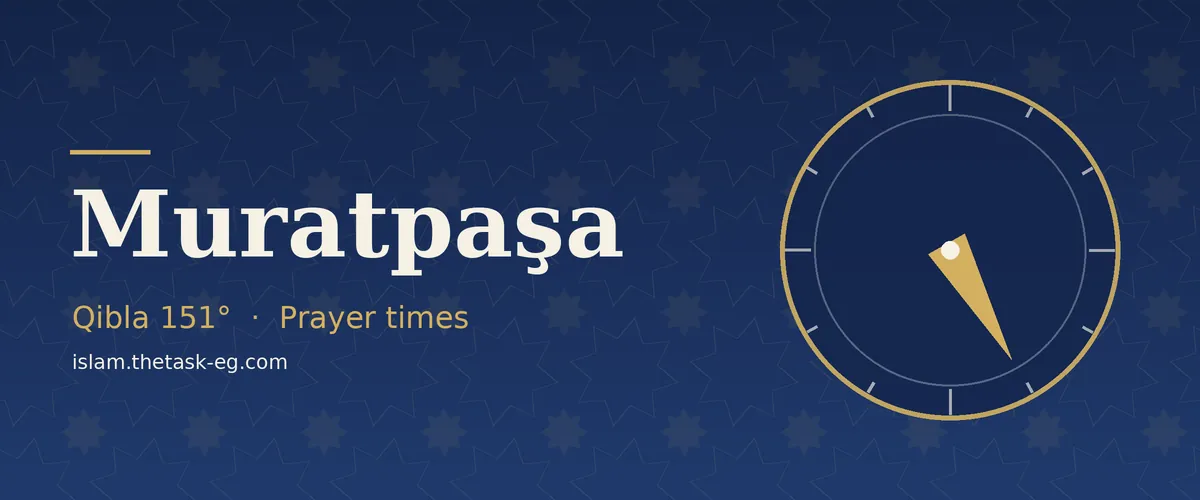 Ramadan timetable for Muratpaşa
