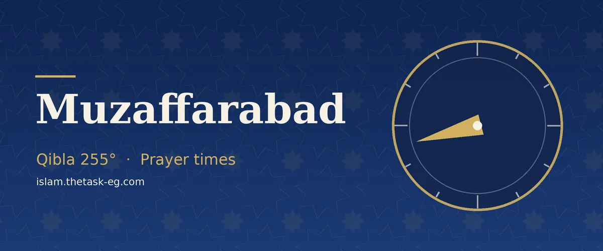 Ramadan timetable for Muzaffarabad