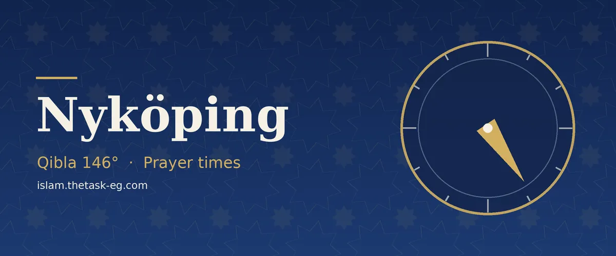 Prayer times in Nyköping