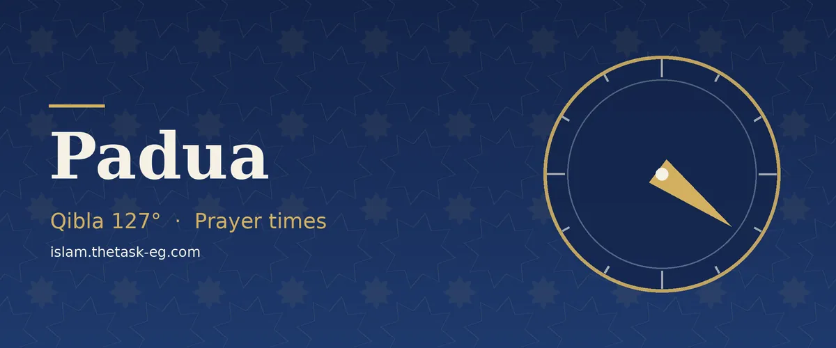 Prayer times in Padua