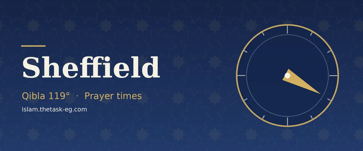 Prayer times in Sheffield