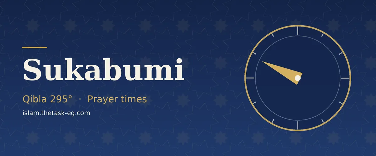 Ramadan timetable for Sukabumi