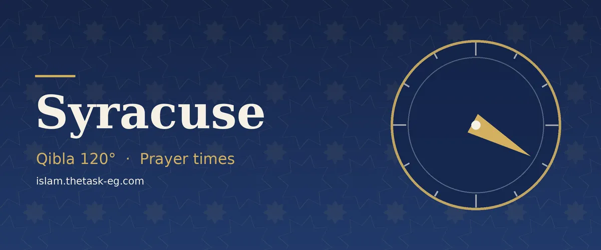 Prayer times in Syracuse