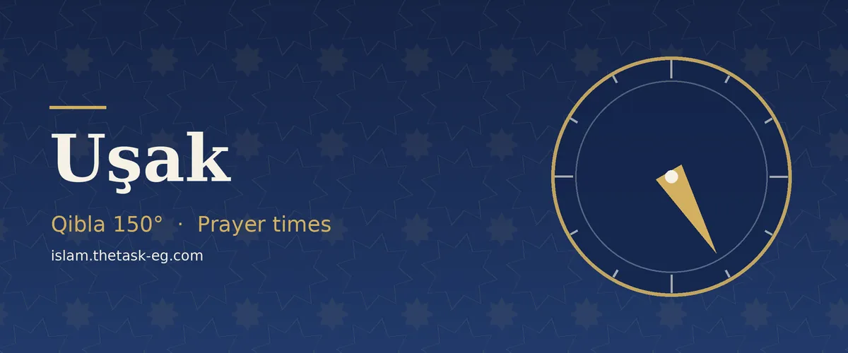 Ramadan timetable for Uşak