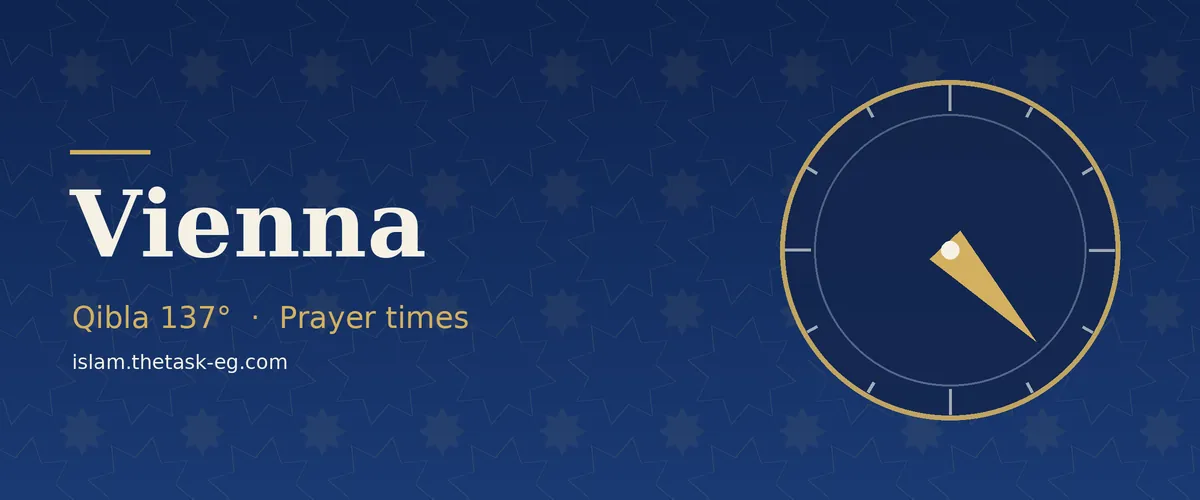 Prayer times in Vienna