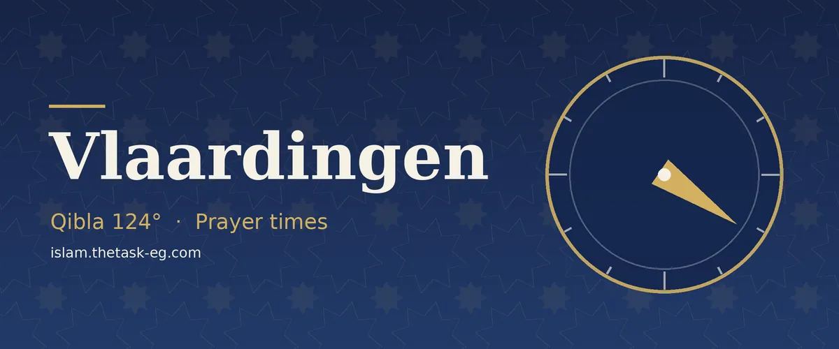 Prayer times in Vlaardingen